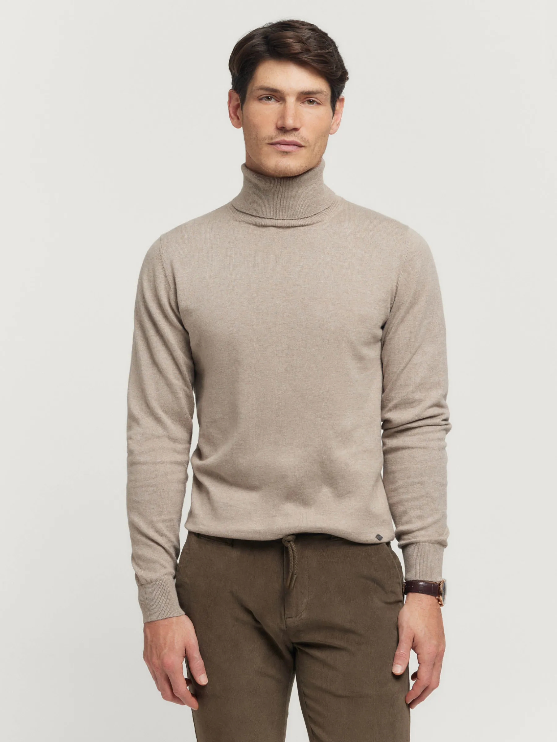 Alvaro Moreno JERSEY ROLL COLLAR-Hombre Jerséis