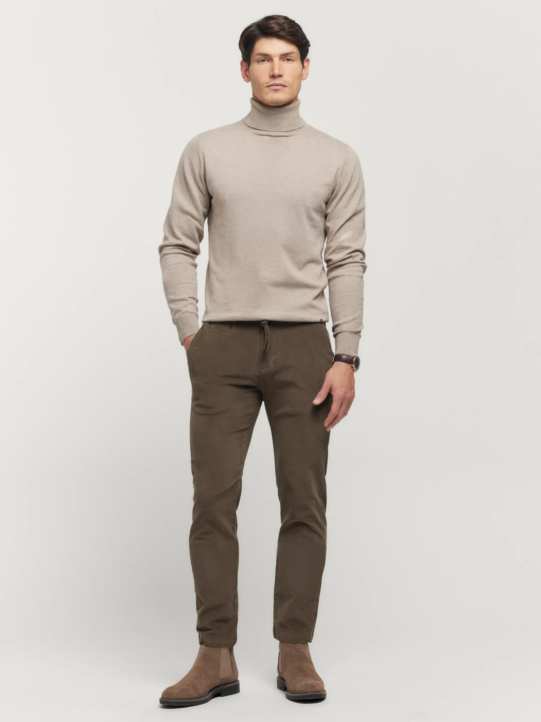 Alvaro Moreno JERSEY ROLL COLLAR-Hombre Jerséis