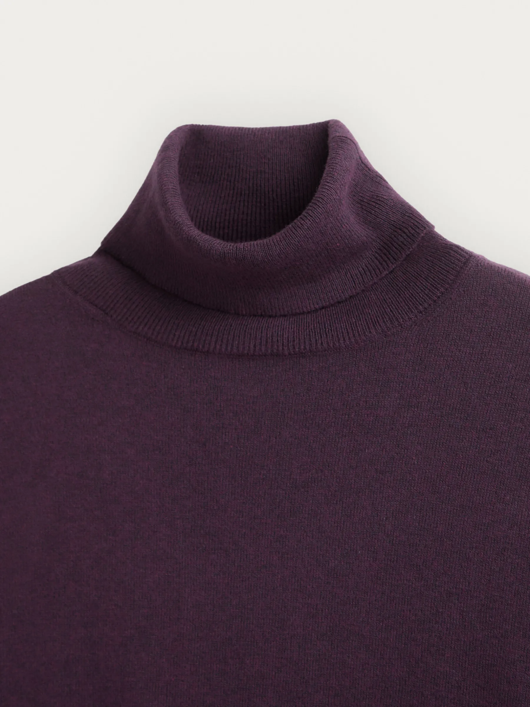 Alvaro Moreno JERSEY ROLL COLLAR BURDEOS-Hombre Jerséis