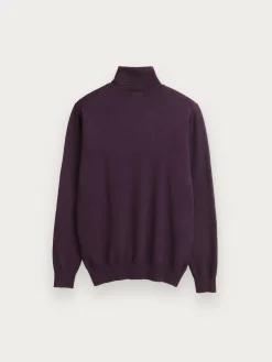 Alvaro Moreno JERSEY ROLL COLLAR BURDEOS-Hombre Jerséis