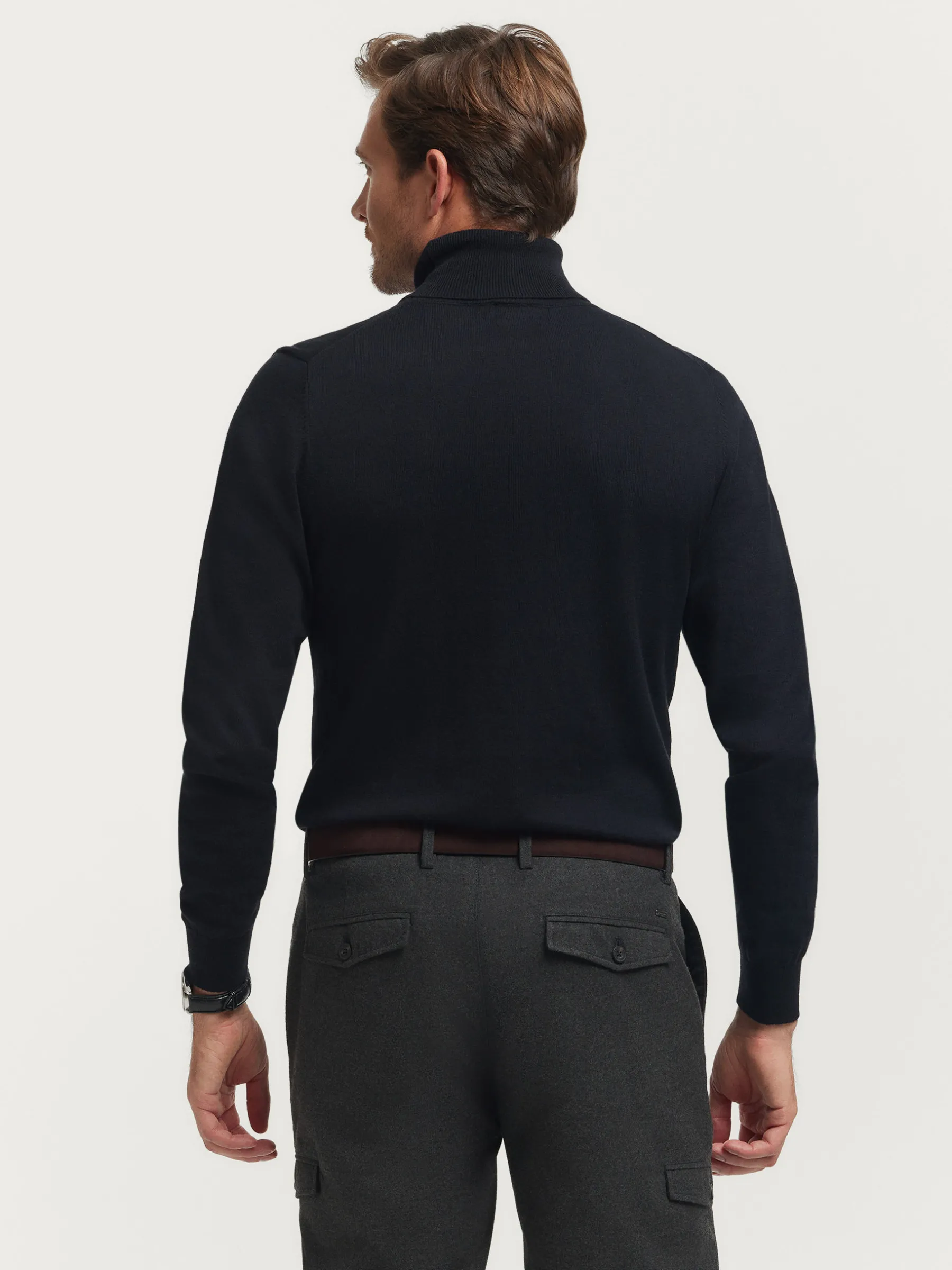 Alvaro Moreno JERSEY ROLL COLLAR-Hombre Jerséis