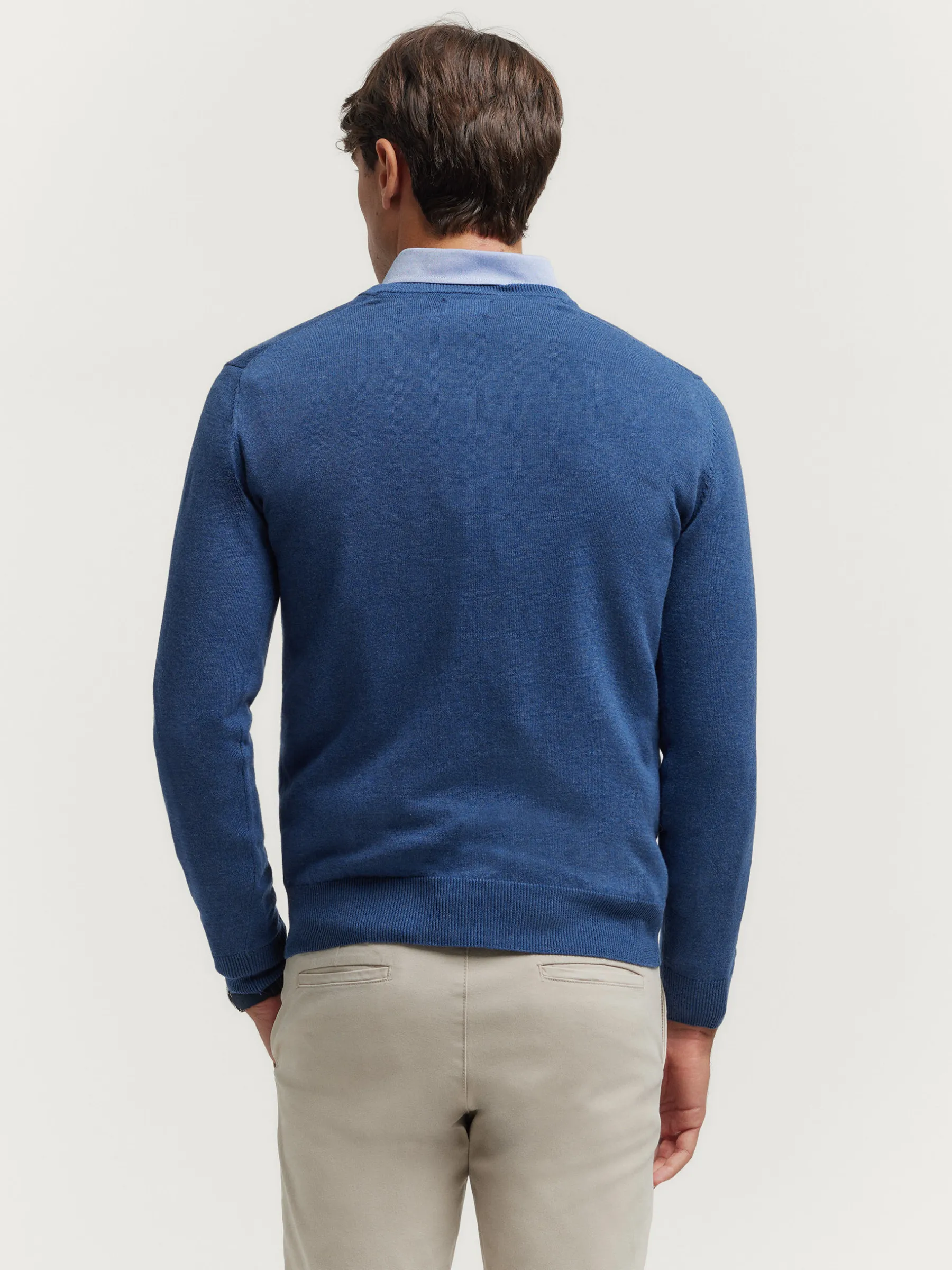 Alvaro Moreno JERSEY V-NECK TRENDY-Hombre Jerséis