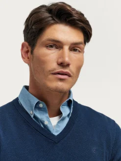 Alvaro Moreno JERSEY V-NECK TRENDY-Hombre Jerséis