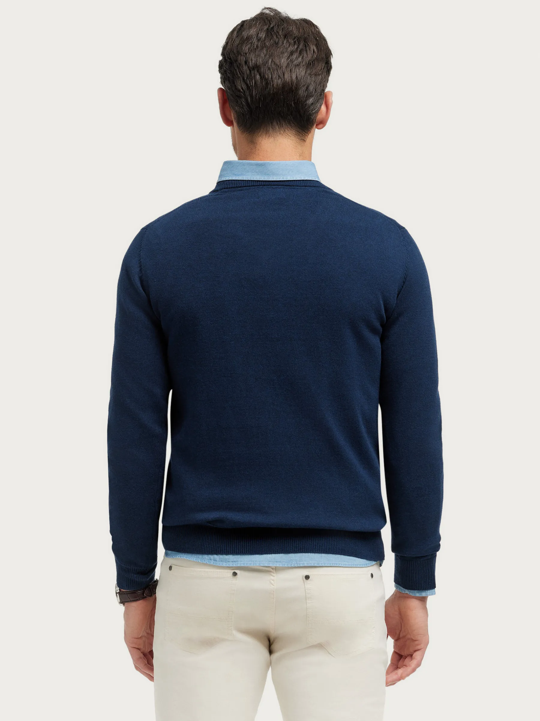 Alvaro Moreno JERSEY V-NECK TRENDY-Hombre Jerséis