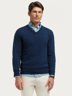 Alvaro Moreno JERSEY V-NECK TRENDY-Hombre Jerséis