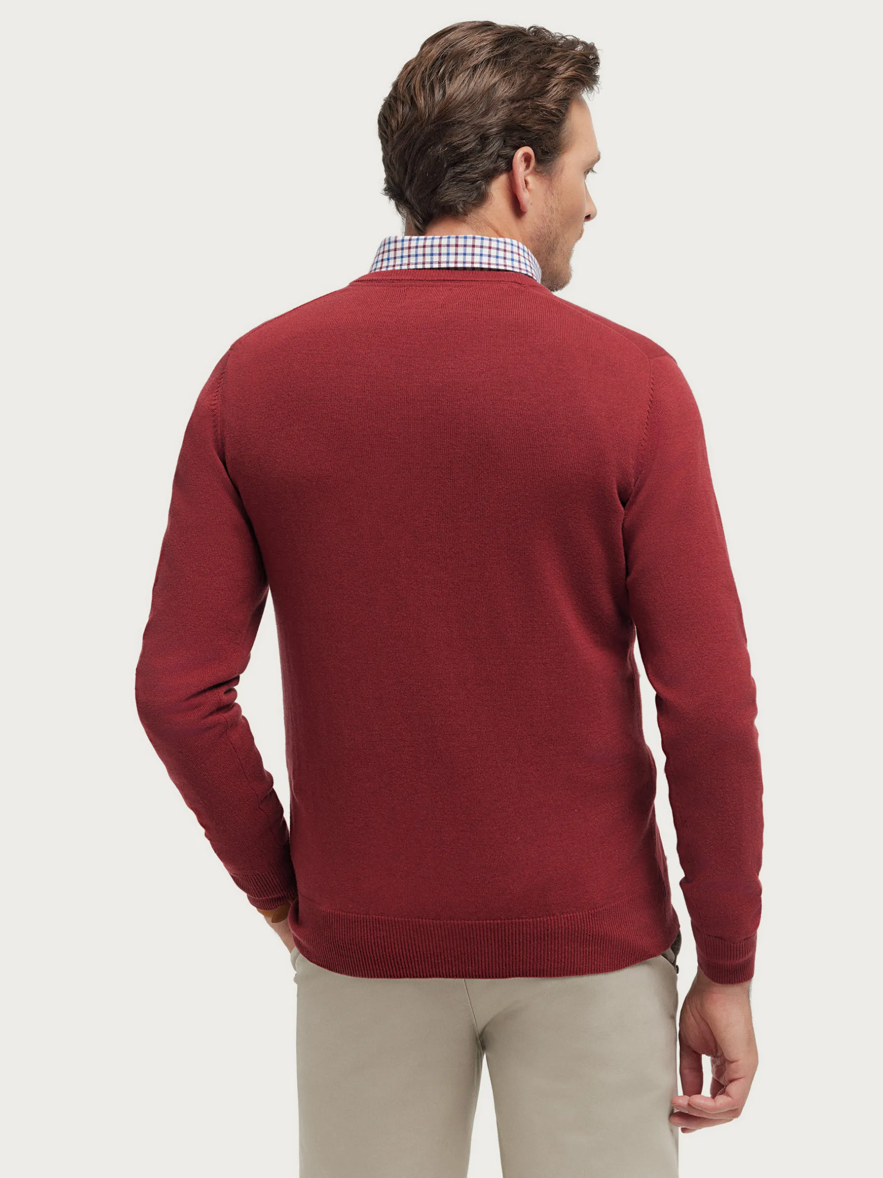 Alvaro Moreno JERSEY V-NECK TRENDY-Hombre Jerséis