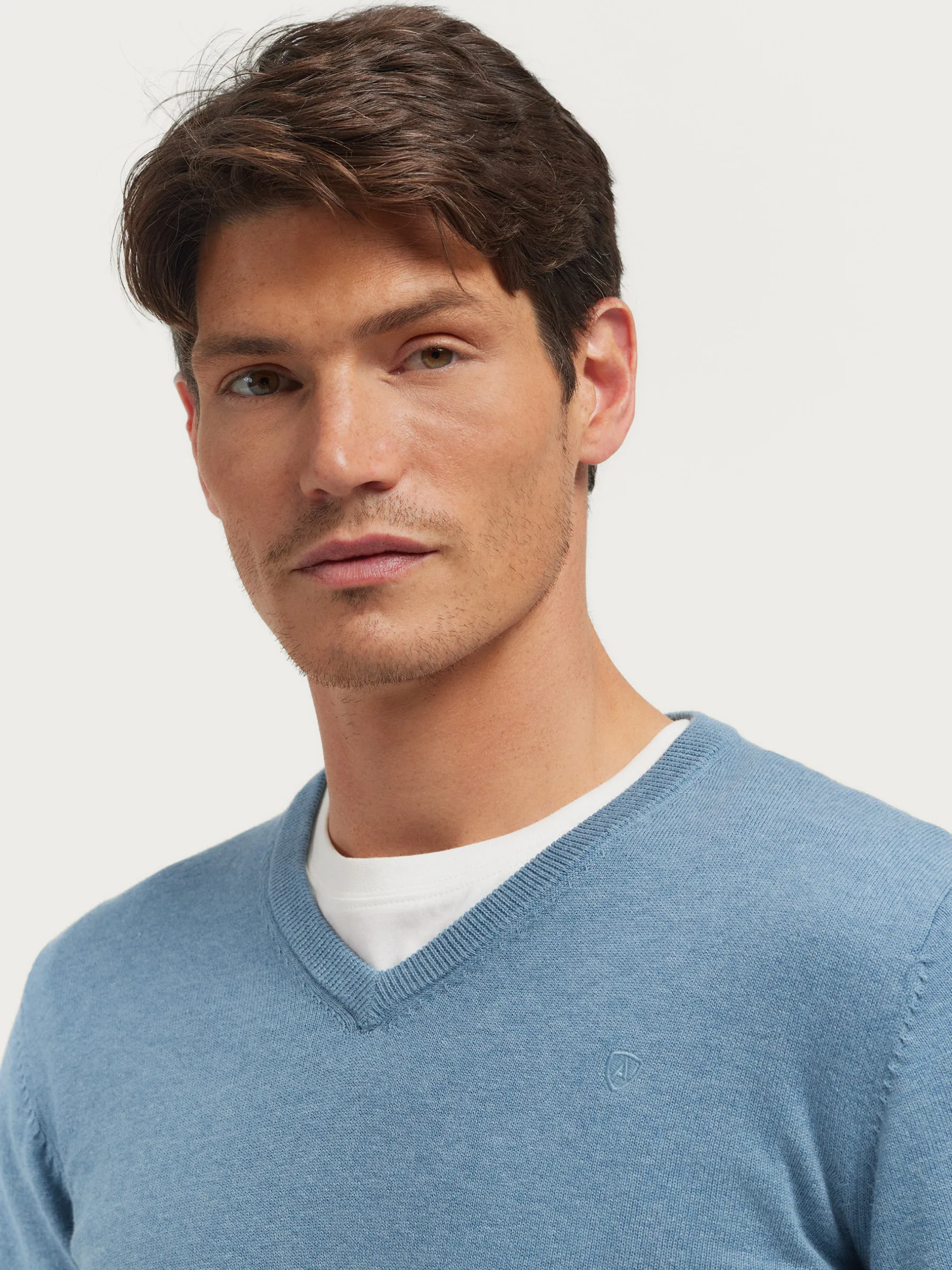 Alvaro Moreno JERSEY V-NECK TRENDY-Hombre Jerséis