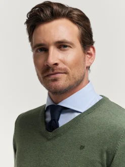 Alvaro Moreno JERSEY V-NECK TRENDY-Hombre Jerséis