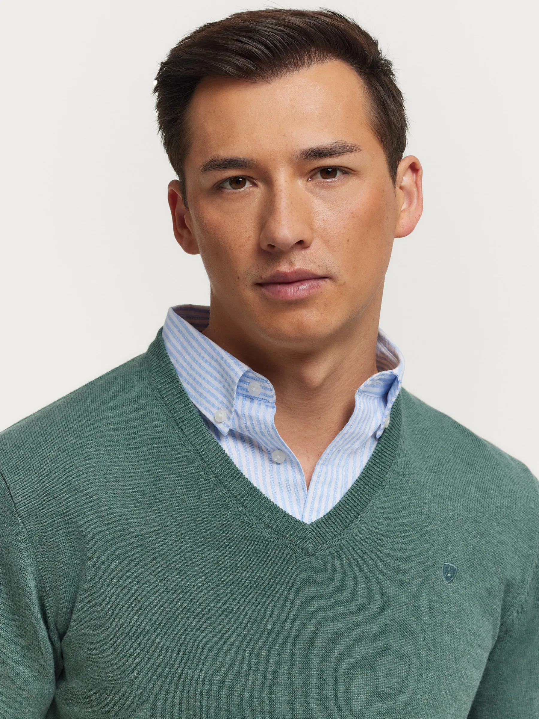 Alvaro Moreno JERSEY V-NECK TRENDY-Hombre Jerséis