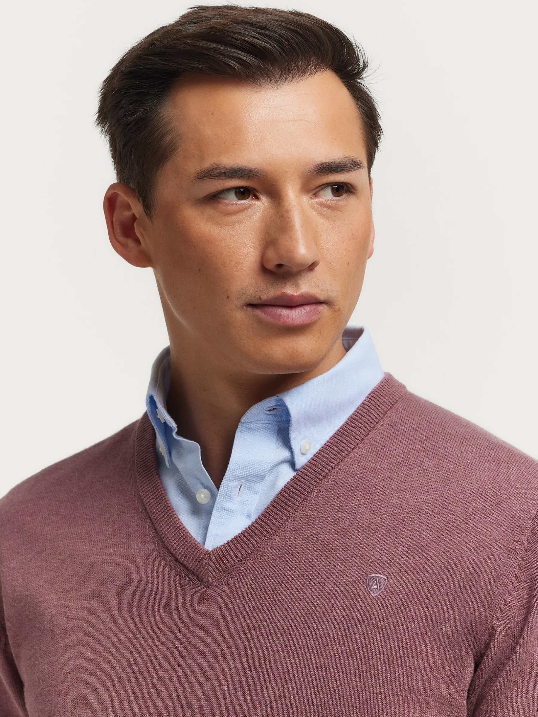 Alvaro Moreno JERSEY V-NECK TRENDY-Hombre Jerséis