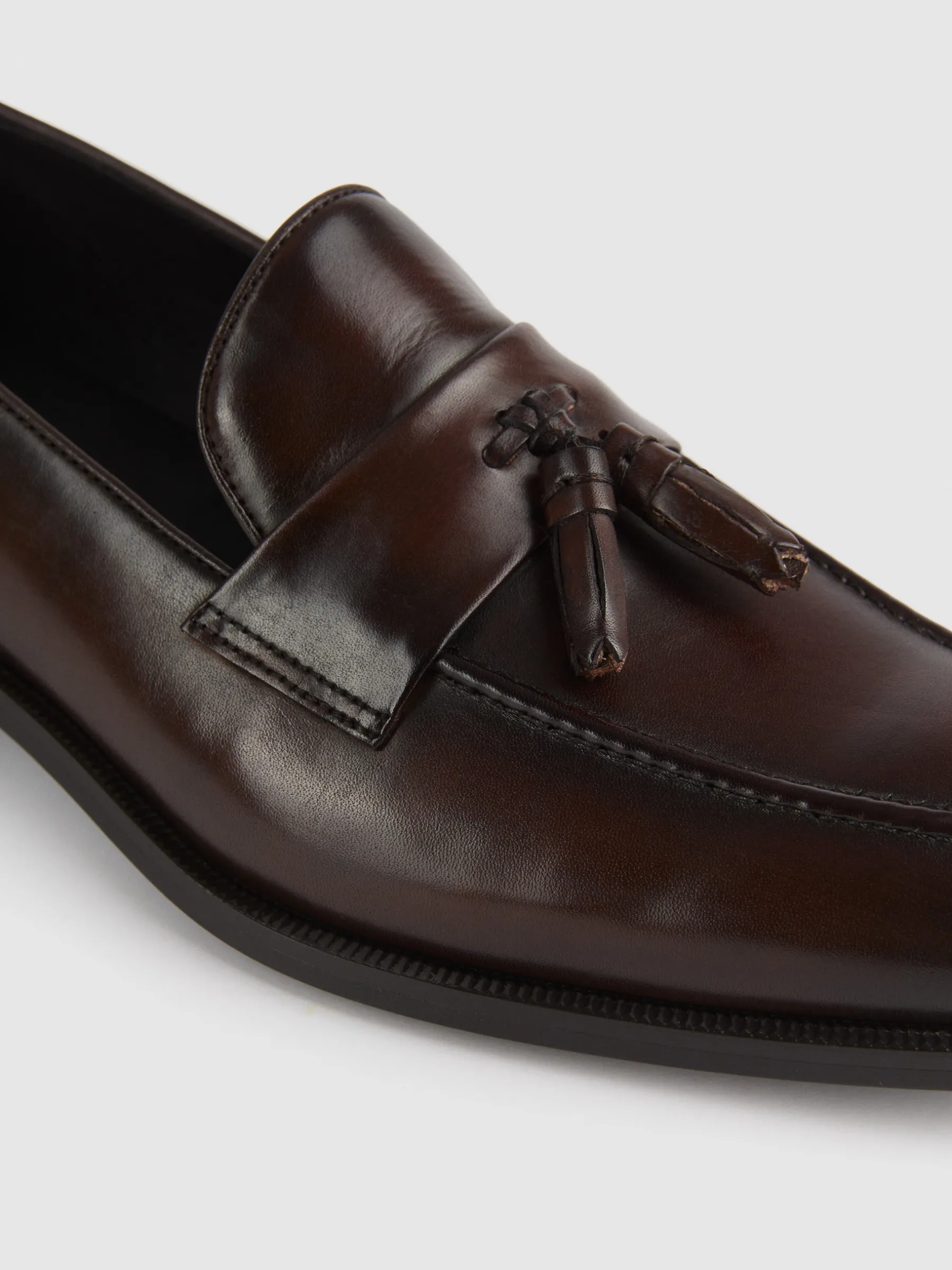 Alvaro Moreno MOCASIN ANTIFAZ BORLAS MARRÓN-Hombre Vestir