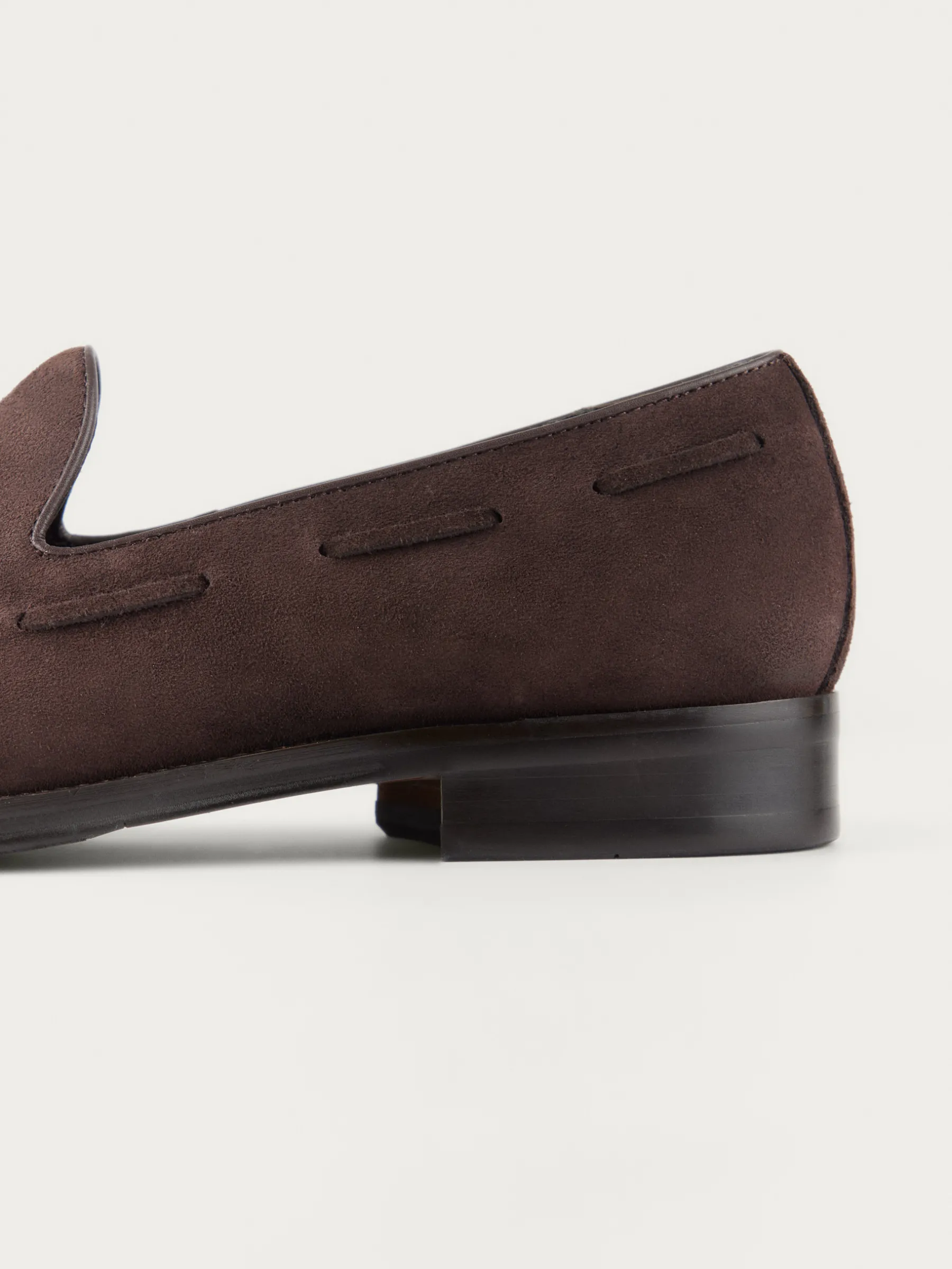 Alvaro Moreno MOCASIN SERRAJE BORLAS MARRÓN-Hombre Vestir