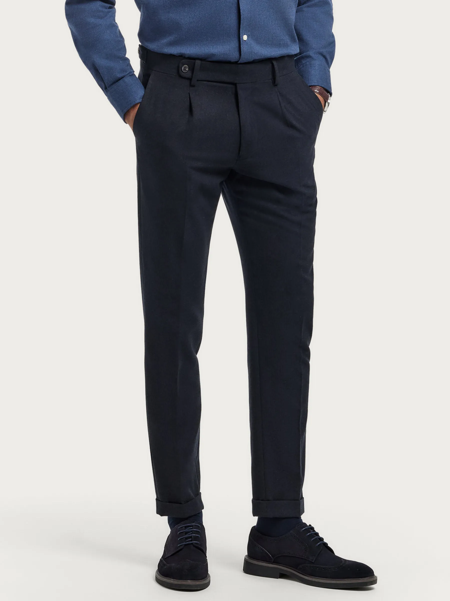 Alvaro Moreno PANTALON CLASSIC TWILL-Hombre Vestir