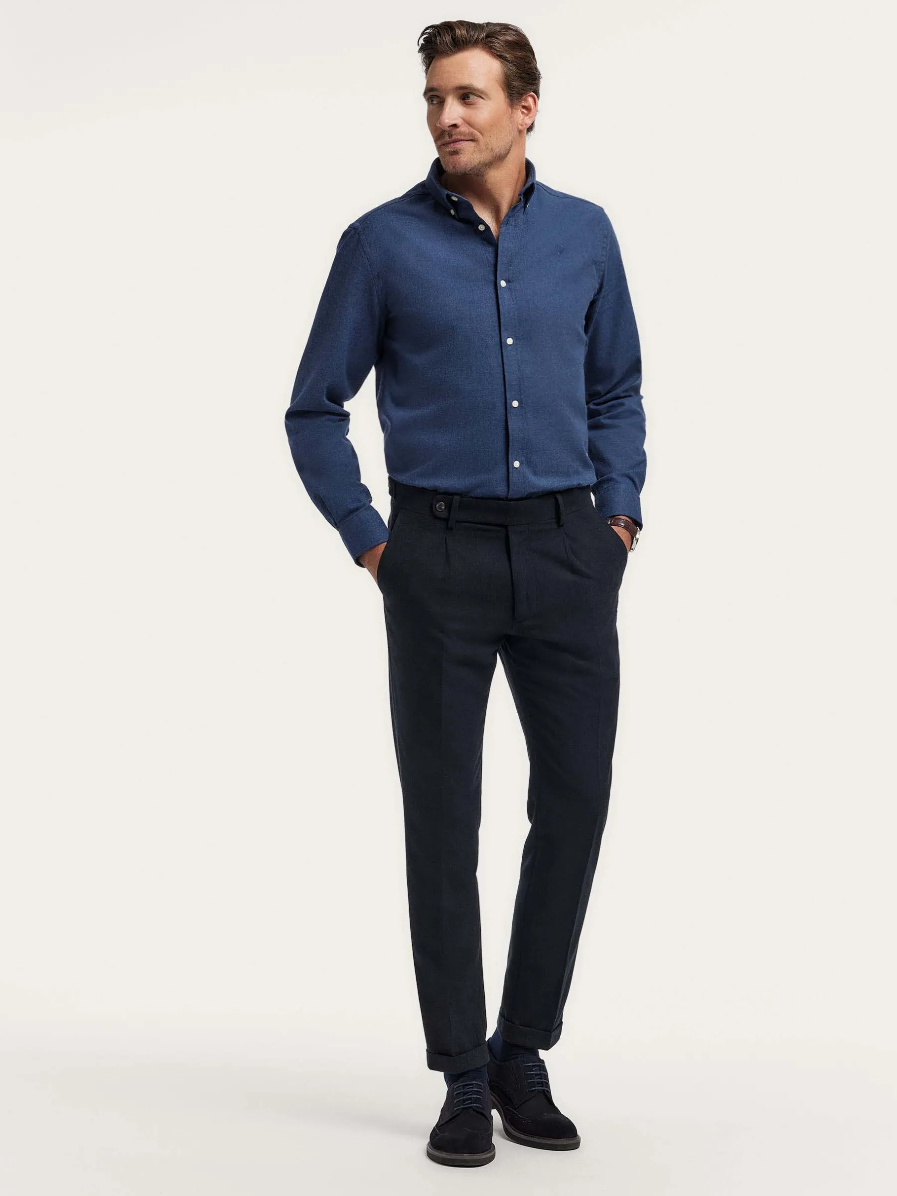 Alvaro Moreno PANTALON CLASSIC TWILL-Hombre Vestir