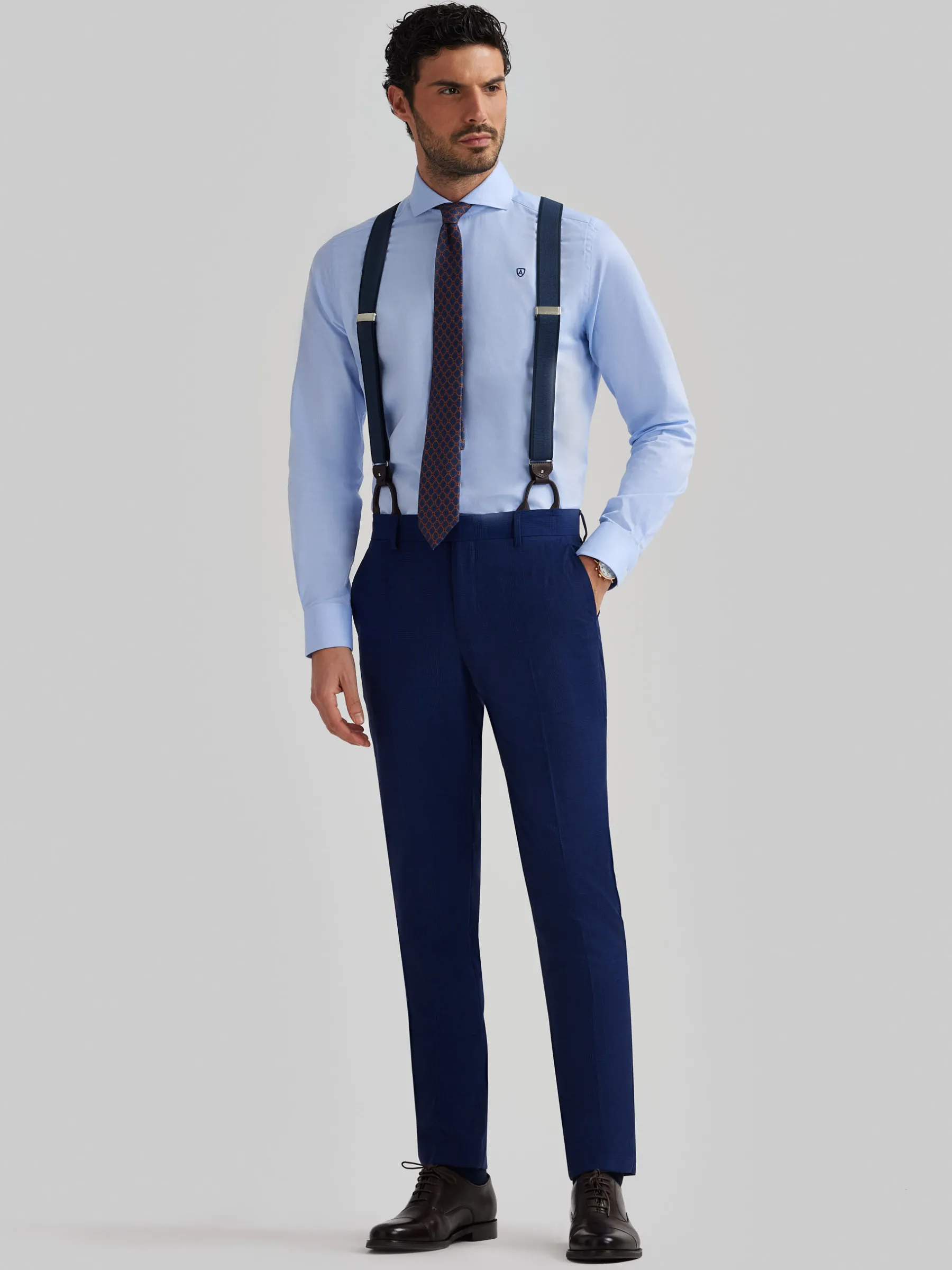 Alvaro Moreno PANTALON GALES SLIM-Hombre Trajes|Trajes