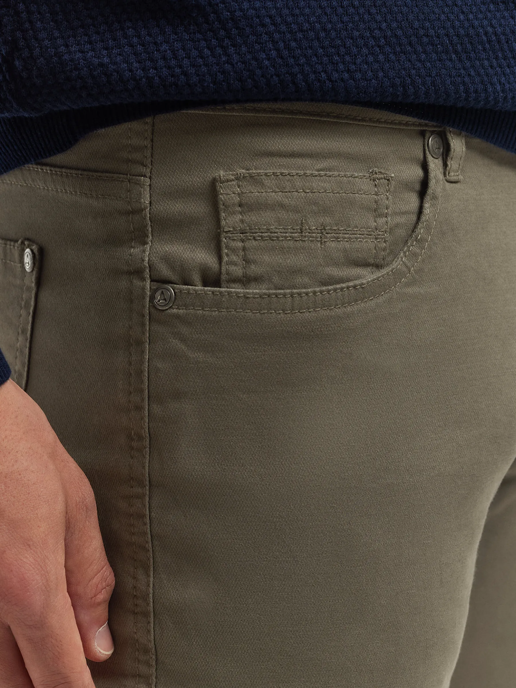 Alvaro Moreno PANTALON MICRO 5PKT-Hombre Casual