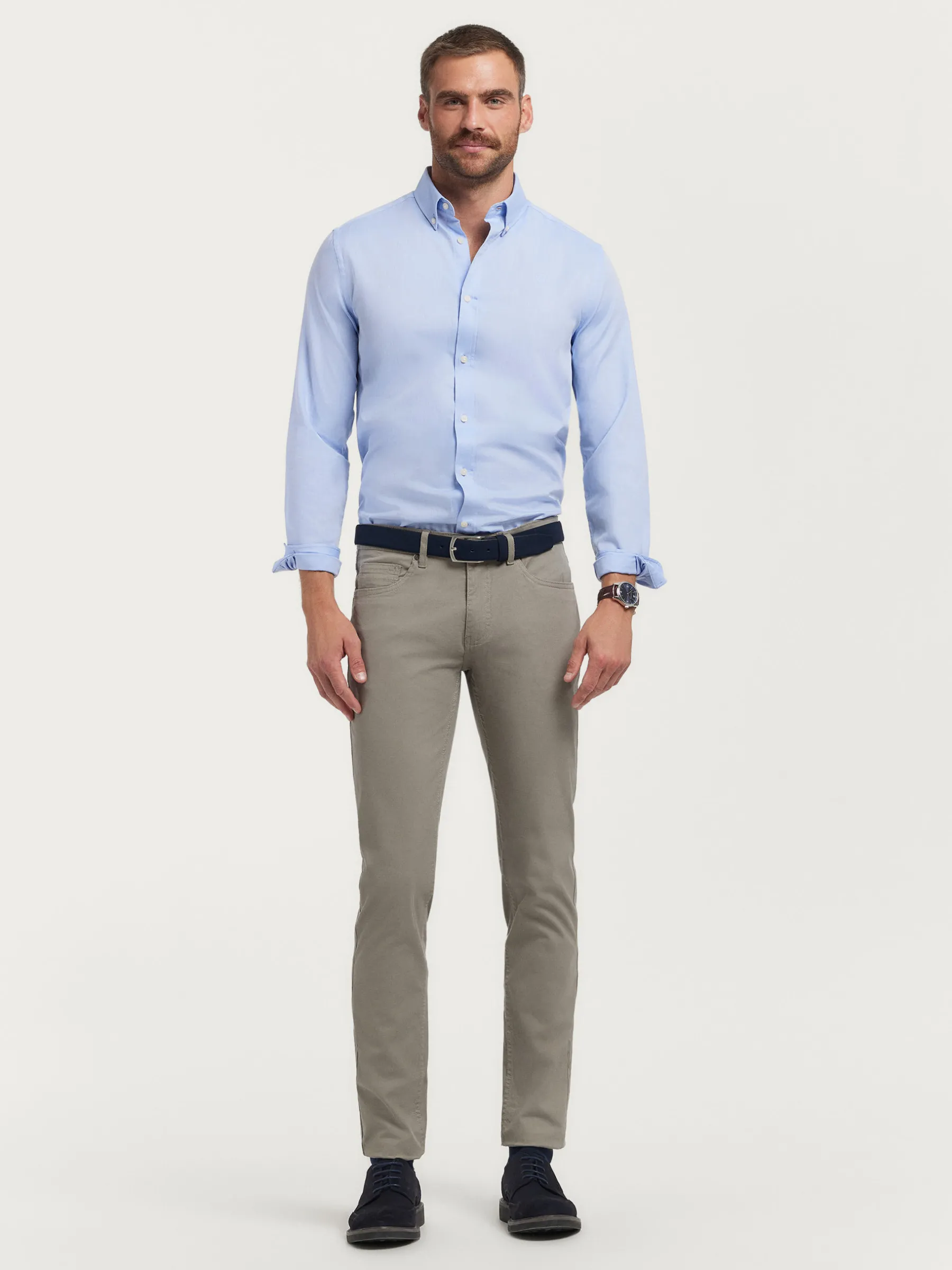 Alvaro Moreno PANTALON MICRO 5PKT-Hombre Casual