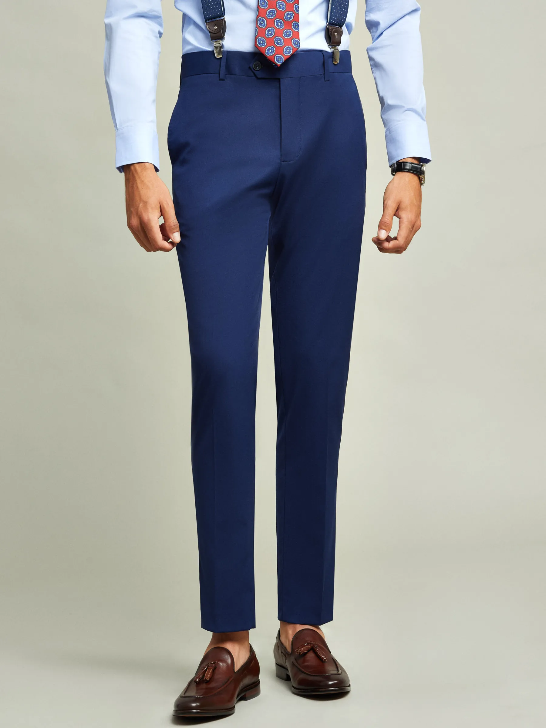 Alvaro Moreno PANTALON PLAIN SLIM-Hombre Trajes|Trajes