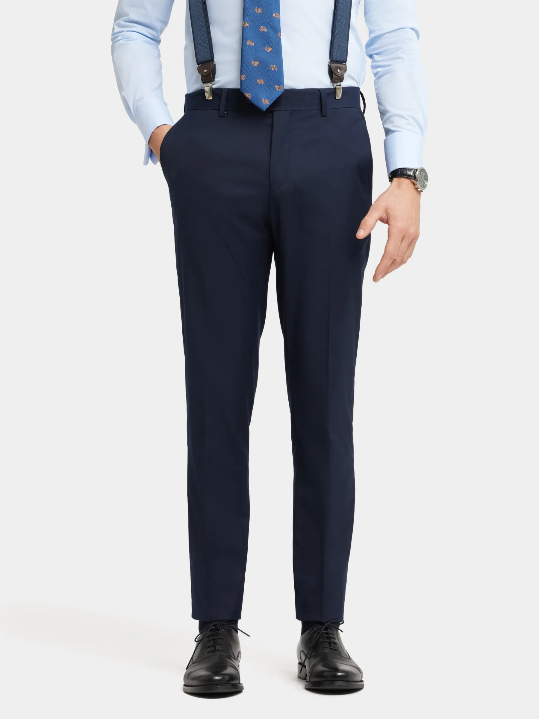 Alvaro Moreno PANTALON TWILL CRUZADO-Hombre Trajes|Trajes