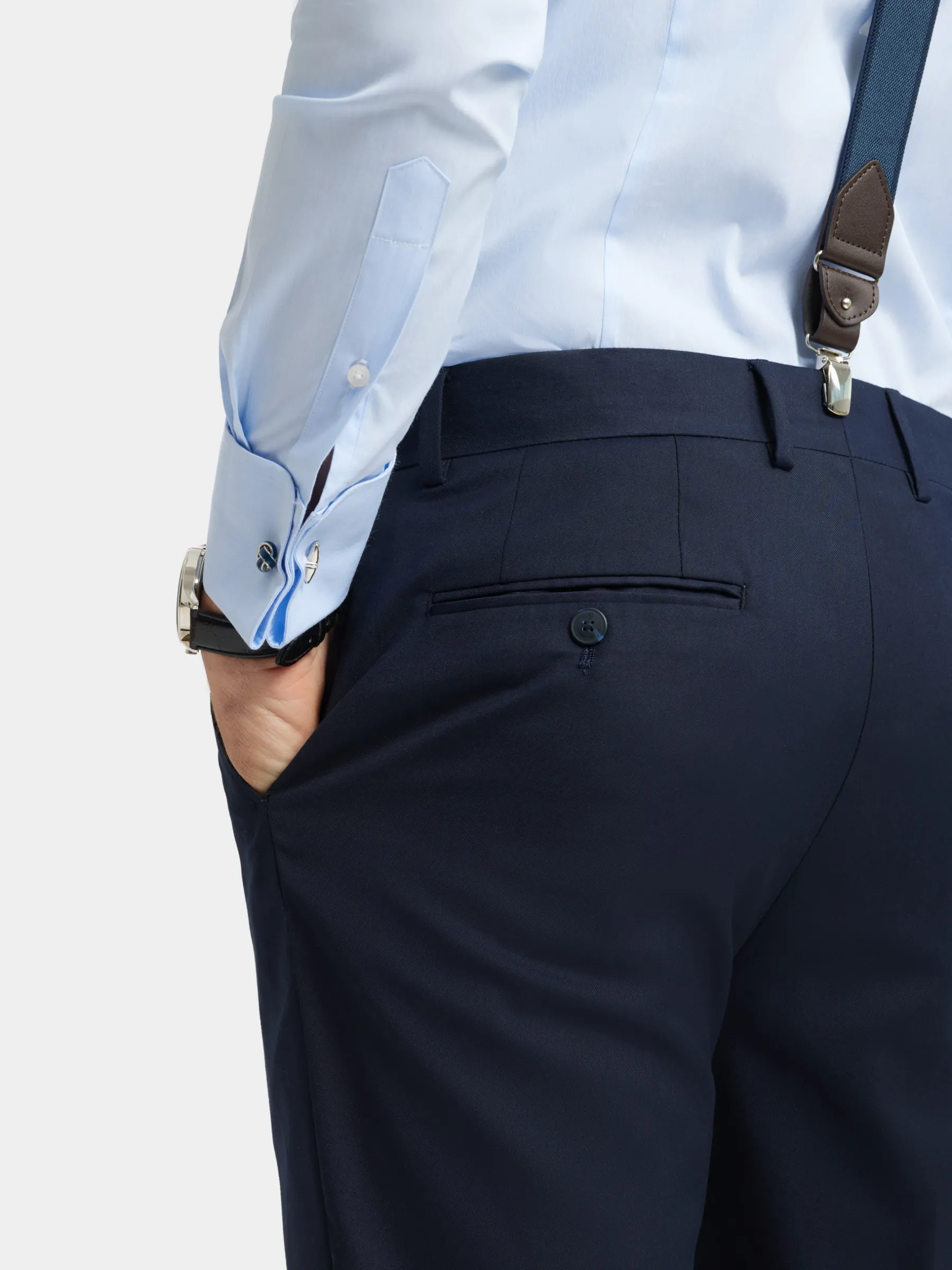 Alvaro Moreno PANTALON TWILL CRUZADO-Hombre Trajes|Trajes