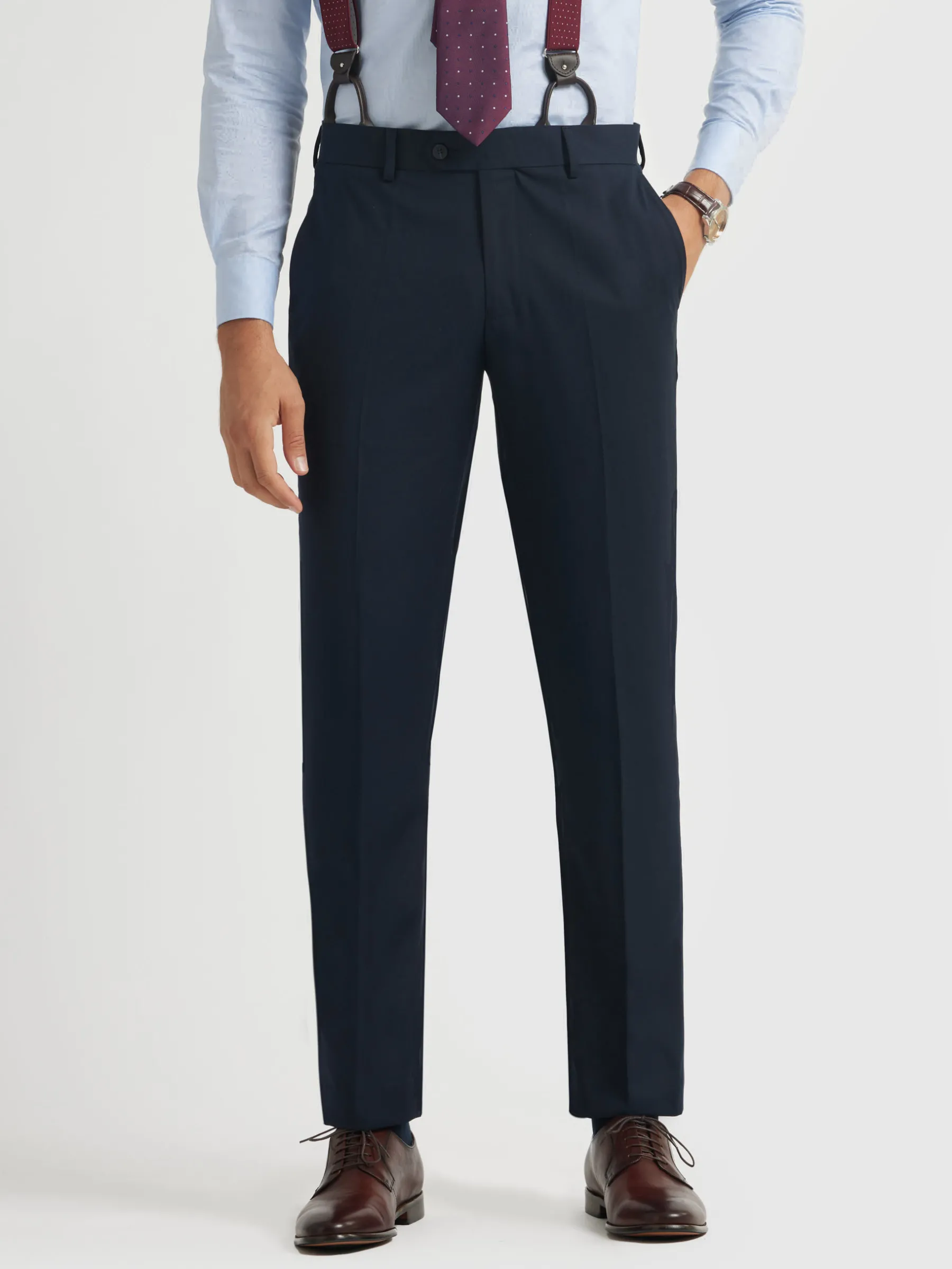 Alvaro Moreno PANTALON TWILL CRUZADO-Hombre Trajes|Trajes