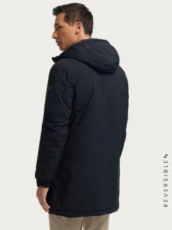 Alvaro Moreno PARKA RATCHED REVERSIBLE | MARRÓN-Hombre Cazadoras Y Parkas