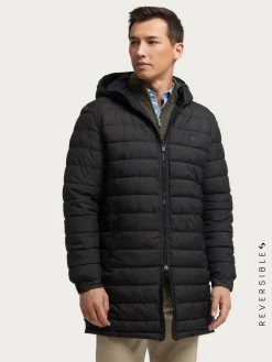 Alvaro Moreno PARKA RATCHED REVERSIBLE | MARRÓN-Hombre Cazadoras Y Parkas