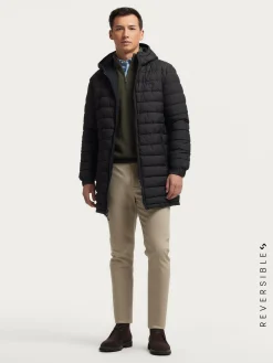 Alvaro Moreno PARKA RATCHED REVERSIBLE | MARRÓN-Hombre Cazadoras Y Parkas