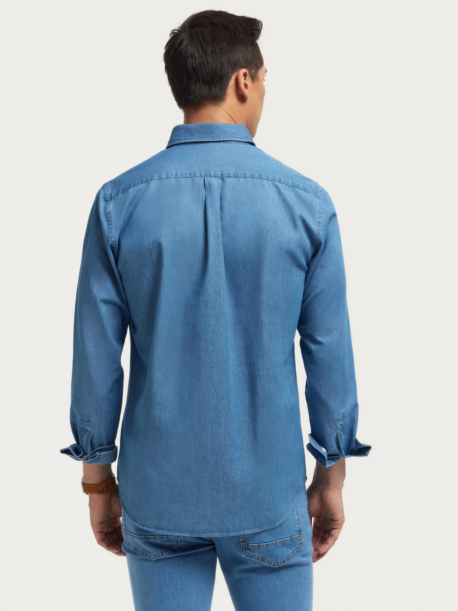 Alvaro Moreno POLERA DENIM-Hombre Casual|Poleras