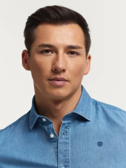 Alvaro Moreno POLERA DENIM-Hombre Casual|Poleras