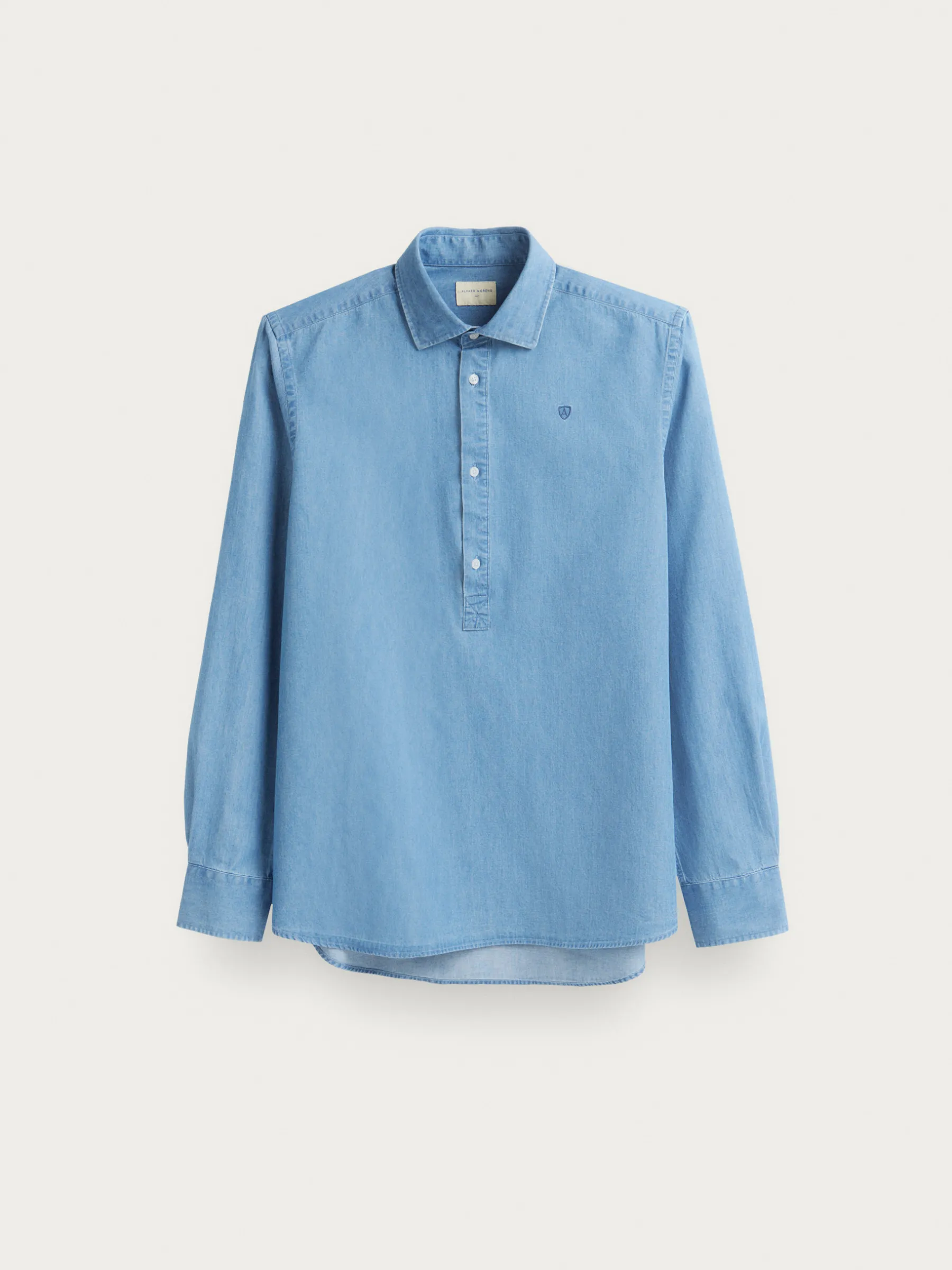 Alvaro Moreno POLERA DENIM-Hombre Casual|Poleras