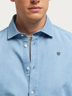 Alvaro Moreno POLERA DENIM-Hombre Poleras|Casual